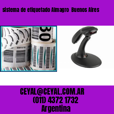 sistema de etiquetado Almagro  Buenos Aires