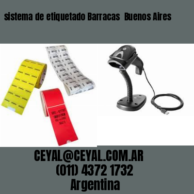 sistema de etiquetado Barracas  Buenos Aires