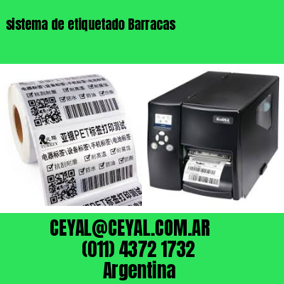 sistema de etiquetado Barracas