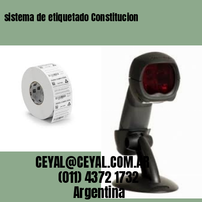 sistema de etiquetado Constitucion