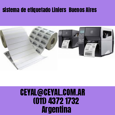 sistema de etiquetado Liniers  Buenos Aires