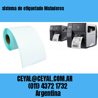 sistema de etiquetado Mataderos