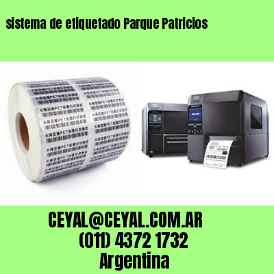 sistema de etiquetado Parque Patricios