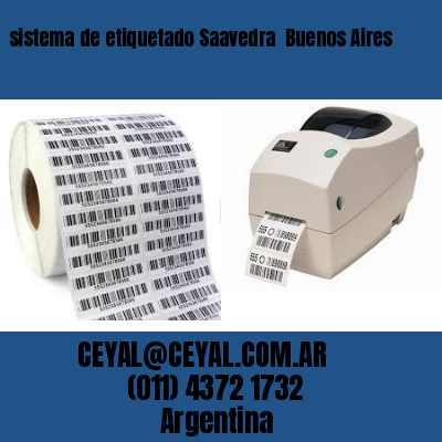 sistema de etiquetado Saavedra  Buenos Aires
