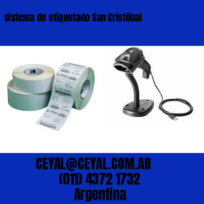 sistema de etiquetado San Cristóbal