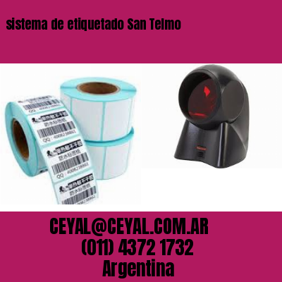 sistema de etiquetado San Telmo