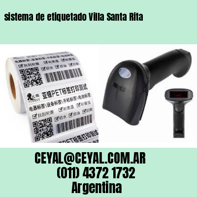 sistema de etiquetado Villa Santa Rita
