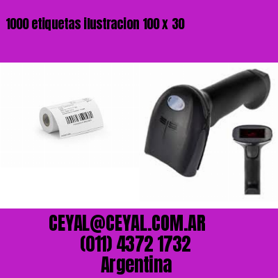 1000 etiquetas ilustracion 100 x 30
