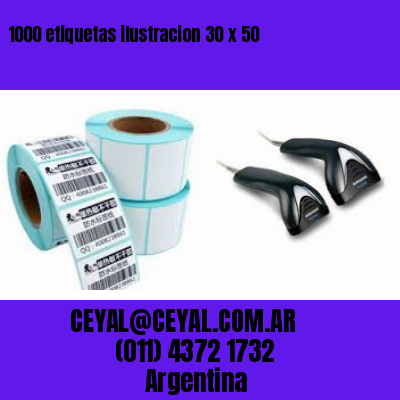 1000 etiquetas ilustracion 30 x 50
