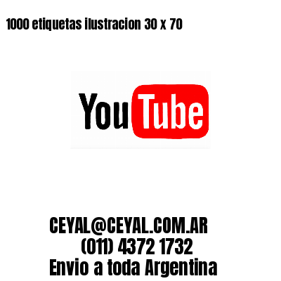 1000 etiquetas ilustracion 30 x 70