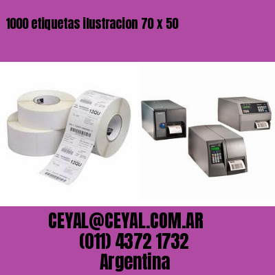 1000 etiquetas ilustracion 70 x 50