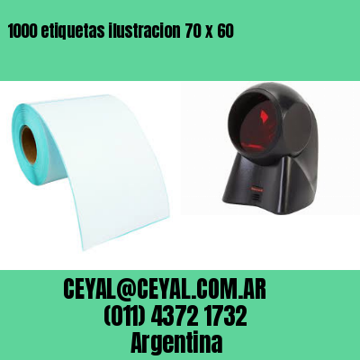 1000 etiquetas ilustracion 70 x 60
