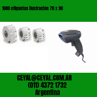 1000 etiquetas ilustracion 70 x 90