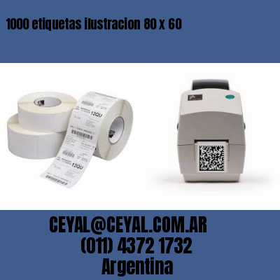 1000 etiquetas ilustracion 80 x 60