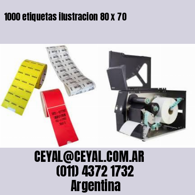 1000 etiquetas ilustracion 80 x 70