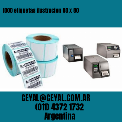 1000 etiquetas ilustracion 80 x 80