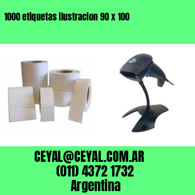 1000 etiquetas ilustracion 90 x 100