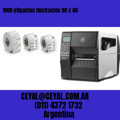 1000 etiquetas ilustracion 90 x 60