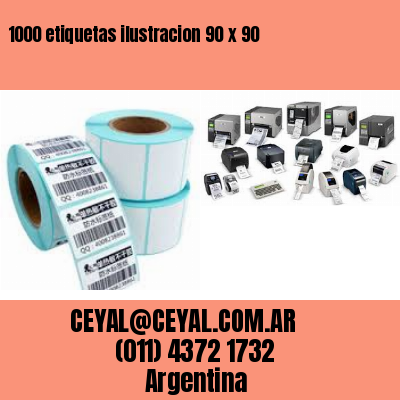 1000 etiquetas ilustracion 90 x 90