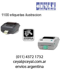 1100 etiquetas ilustracion
