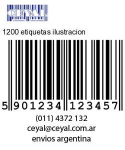 1200 etiquetas ilustracion