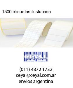 1300 etiquetas ilustracion