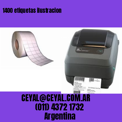 1400 etiquetas ilustracion