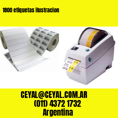 1800 etiquetas ilustracion