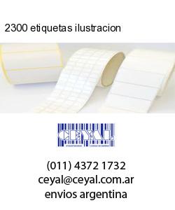 2300 etiquetas ilustracion