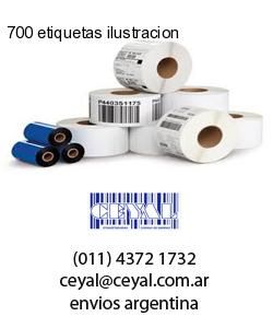 700 etiquetas ilustracion