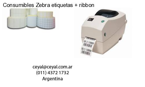 Consumibles Zebra etiquetas   ribbon