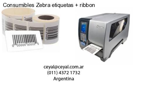 Consumibles Zebra etiquetas   ribbon