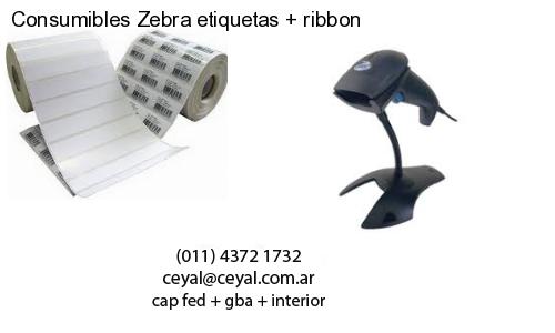 Consumibles Zebra etiquetas   ribbon