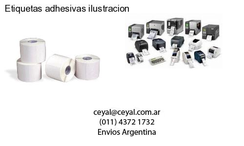 Etiquetas adhesivas ilustracion
