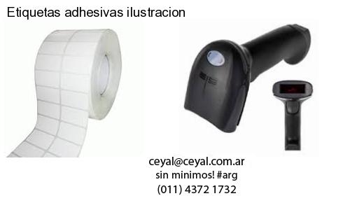 Etiquetas adhesivas ilustracion