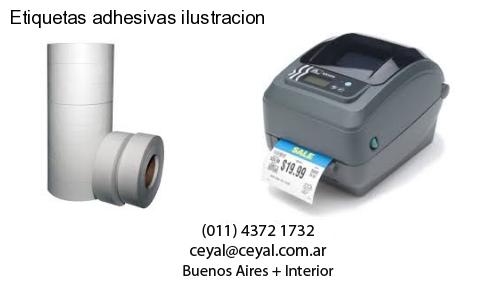 Etiquetas adhesivas ilustracion
