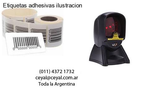 Etiquetas adhesivas ilustracion