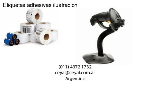 Etiquetas adhesivas ilustracion