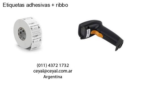 Etiquetas adhesivas   ribbo