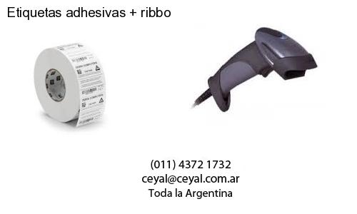 Etiquetas adhesivas   ribbo