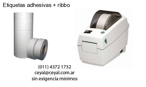 Etiquetas adhesivas   ribbo