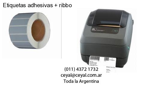 Etiquetas adhesivas   ribbo