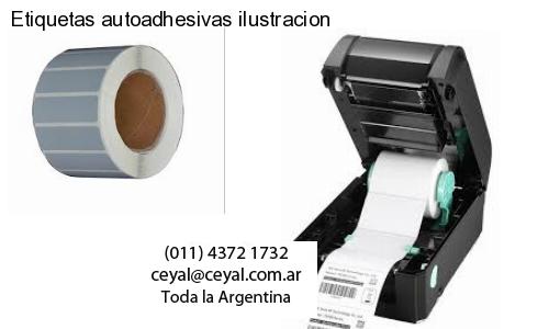Etiquetas autoadhesivas ilustracion