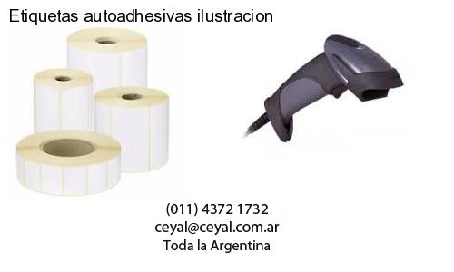 Etiquetas autoadhesivas ilustracion