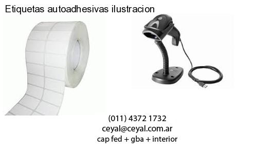 Etiquetas autoadhesivas ilustracion