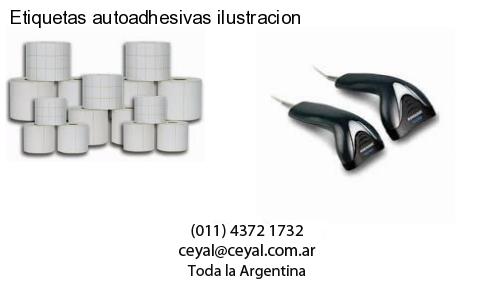 Etiquetas autoadhesivas ilustracion