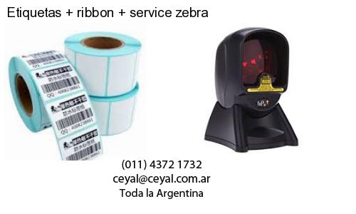 Etiquetas   ribbon   service zebra