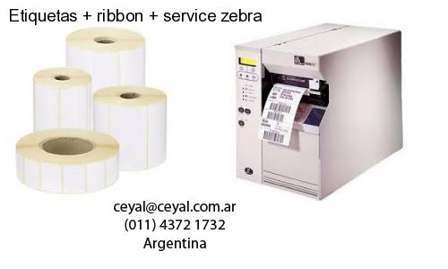 Etiquetas   ribbon   service zebra