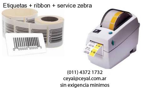 Etiquetas   ribbon   service zebra