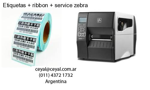 Etiquetas   ribbon   service zebra